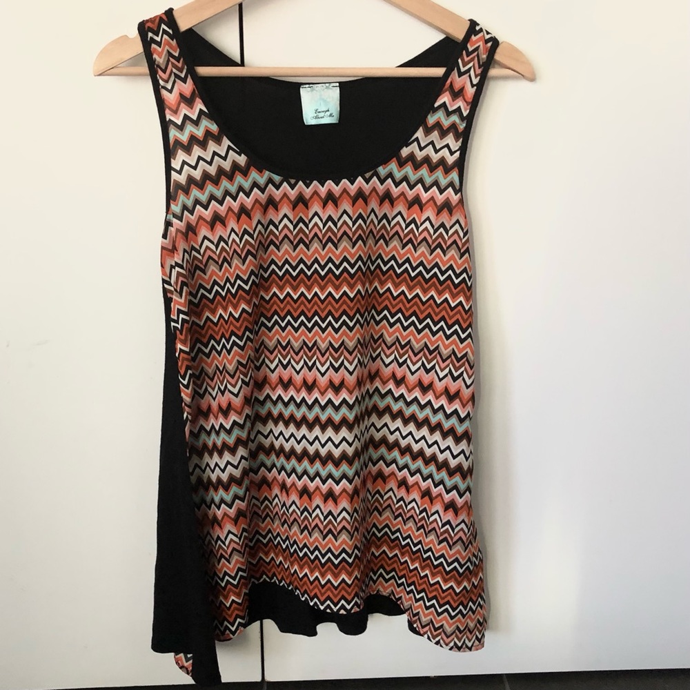 Patterned Tank-top